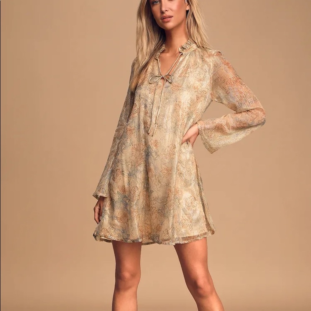 Mini shift dress